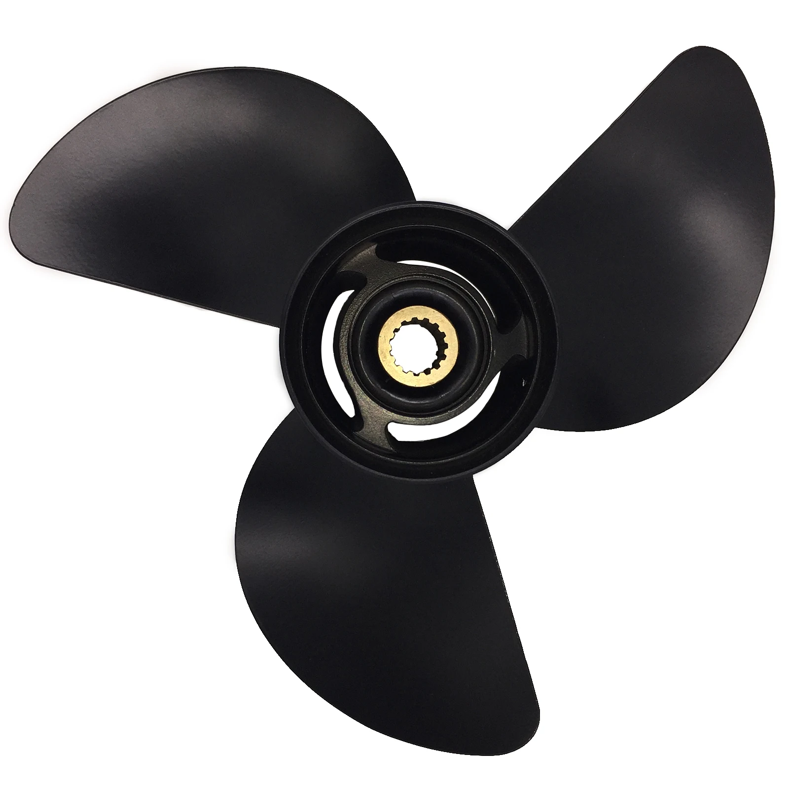 Boat Propeller 14x11 for Tohatsu 60HP-125HP 3 Blades Aluminum 15 Tooth RH OEM NO: 3HKB64523-0 14x11