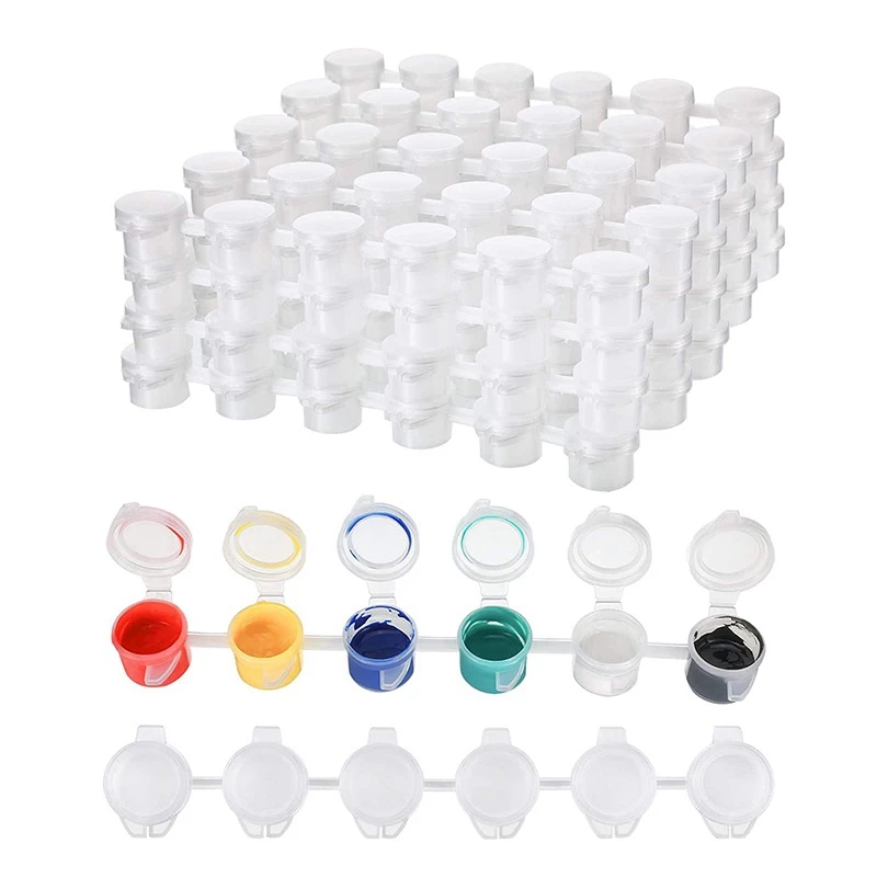 Empty Paint Strips 24 Strips 144 Pots for Storage