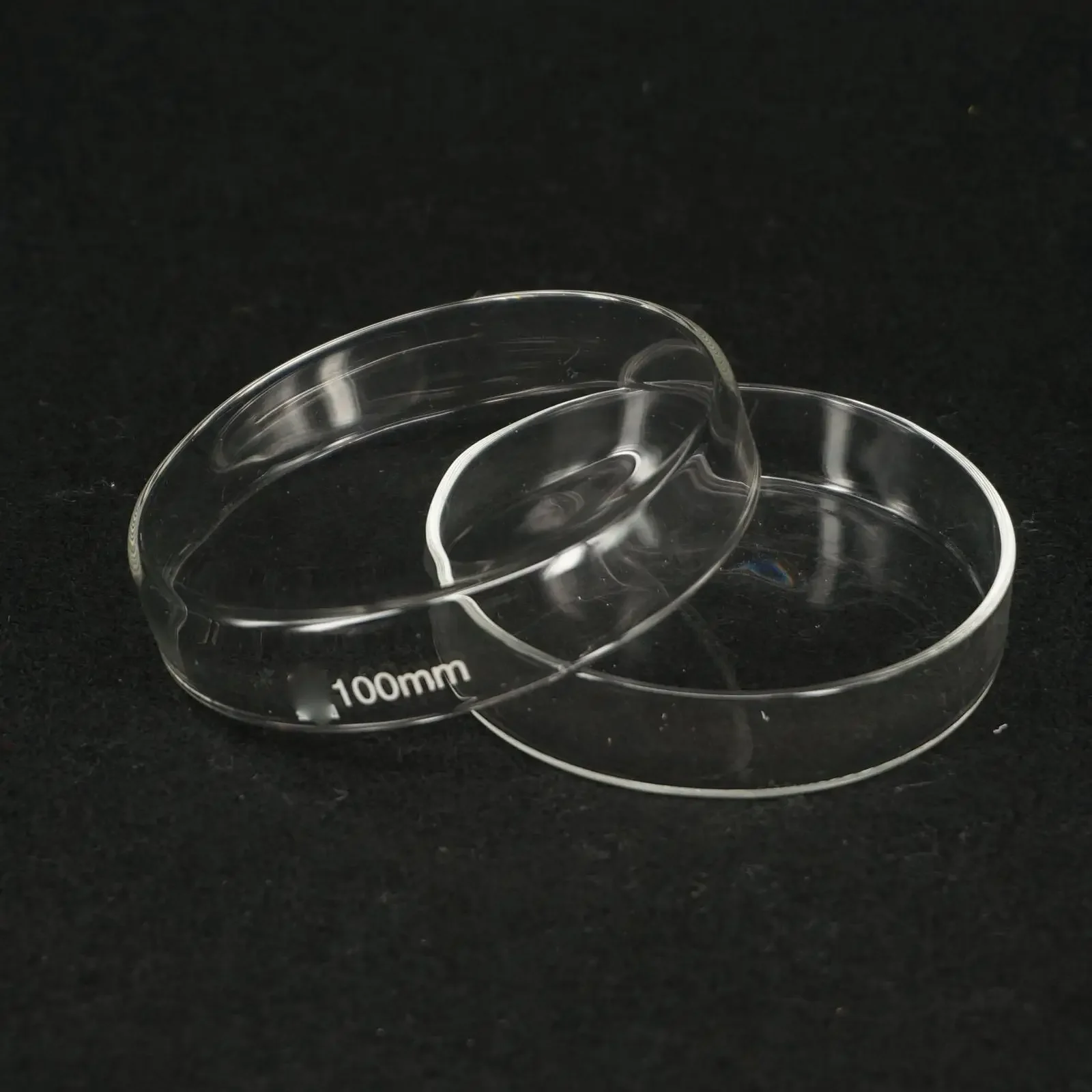 100mm Borosilicate glass Petri culture dish For Chemistry Laboratory Bacterial Yeast