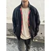 American High Street Retro Harrington Workwear Jacket Spring and Autumn2024New Casual Versatile Stand Collar Jacket 5