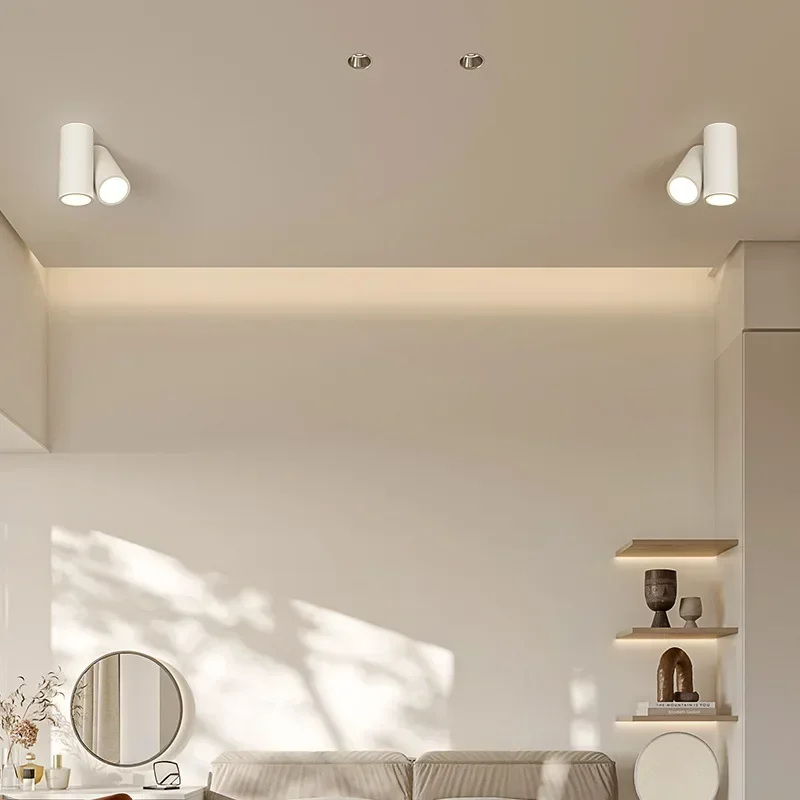Lampada da parete per lettura sul comodino della camera da letto italiana Moderna semplice con interruttore Lampada da parete per sfondo del soggiorno Faretto rotante creativo - immagine 2