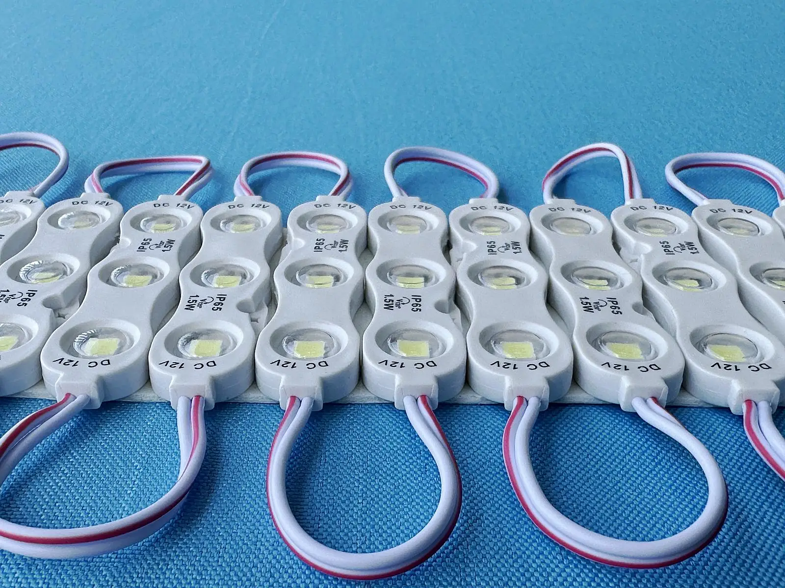 with Lens Aluminum PCB injection LED Light Module for Sign Channel Letter DC12V 75mm*17mm*6mm SMD 5054 3 LED 1.5W