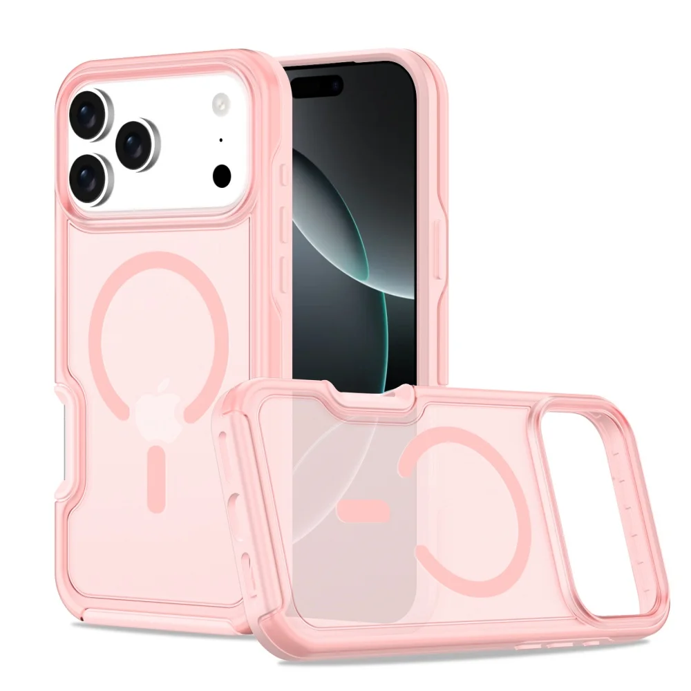 Heavy Duty Clear Magnetic Protective Case with Shockproof Bumper