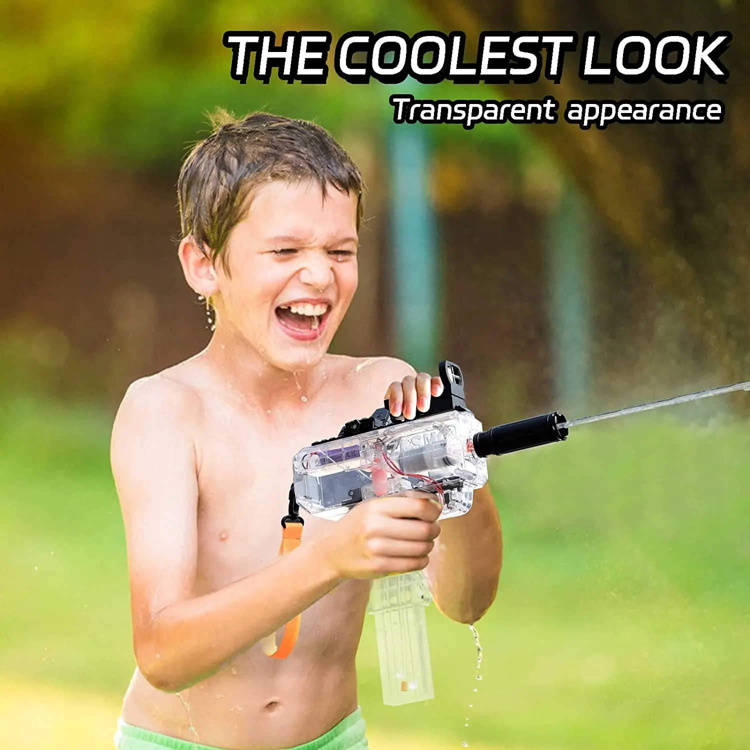 Pistolet à eau électrique pour enfants, jouet de odorà eau, petite  pulvérisation d'eau, jouet d'extérieur, technologie rouge et noire, filet  d'été, nouveau - AliExpress