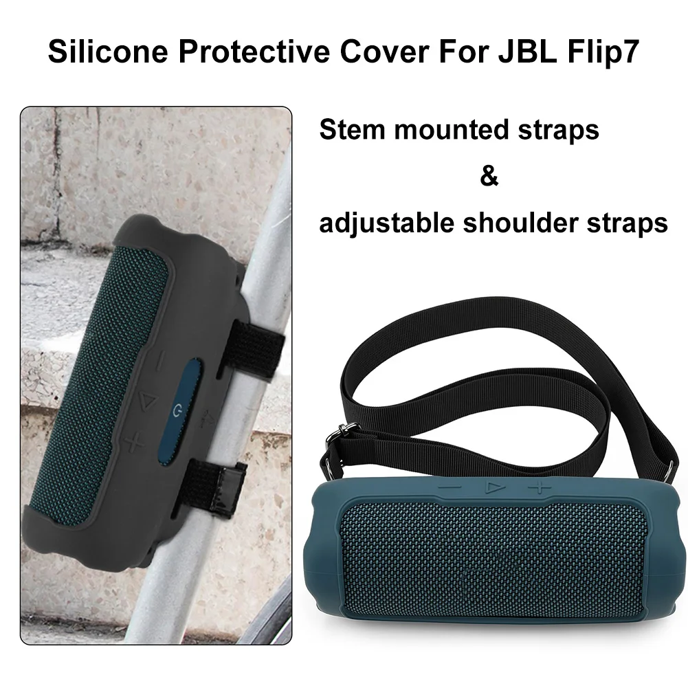 Durable Silicone Protective Sleeve for Portable Bluetooth Speaker