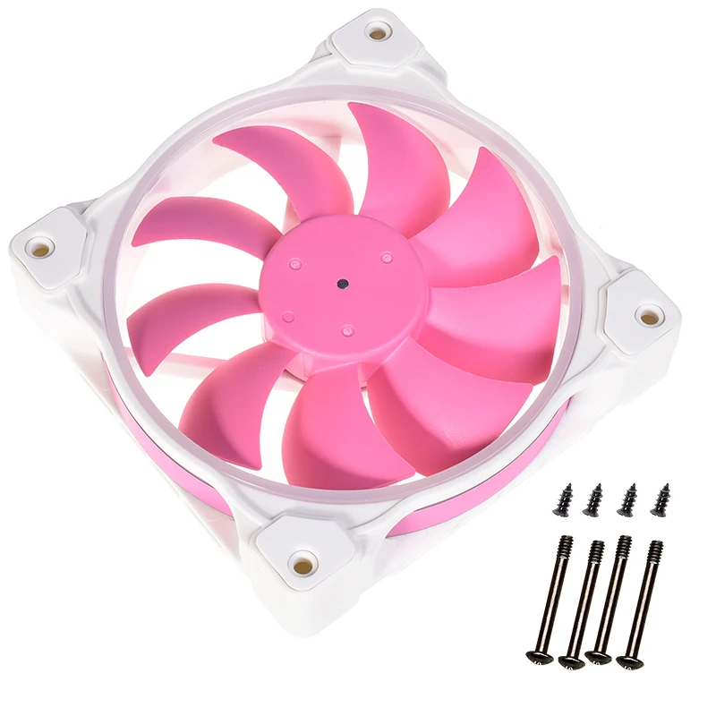 ID-COOLING ZF-12025 ピンク ブルー10枚セット ケースファン Amazon.com: ID-COOLING ZF-12025-PINK Trio 120mm Case Fan 3