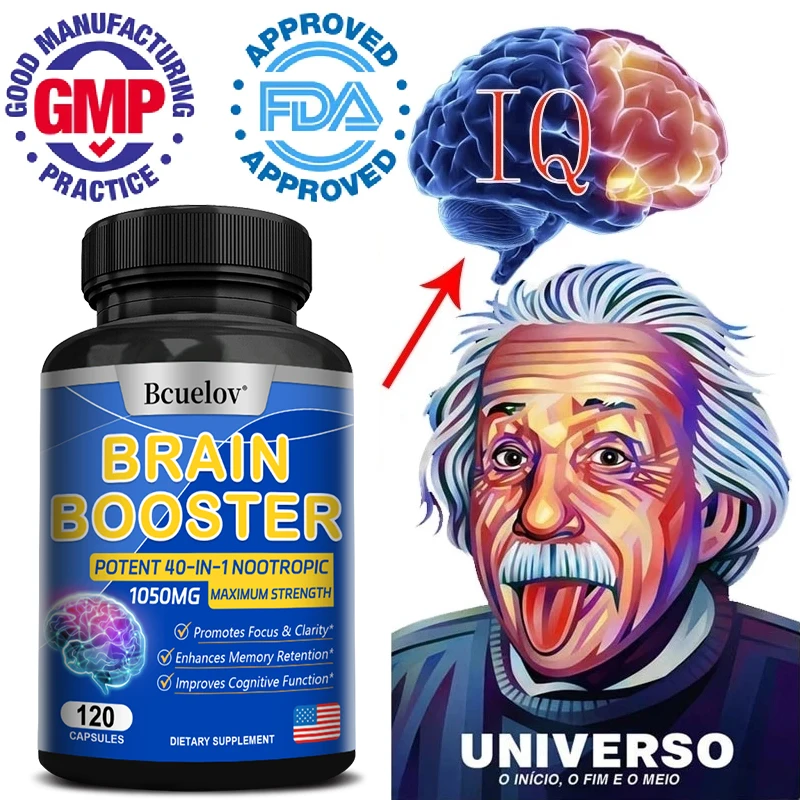 BcuelovPremiumNootropicBrainSupplementforMenandWomenCaffeine