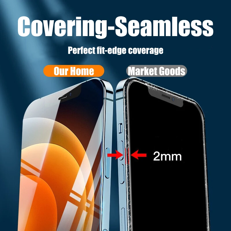 4-Pack Premium Tempered Glass Screen Protectors
