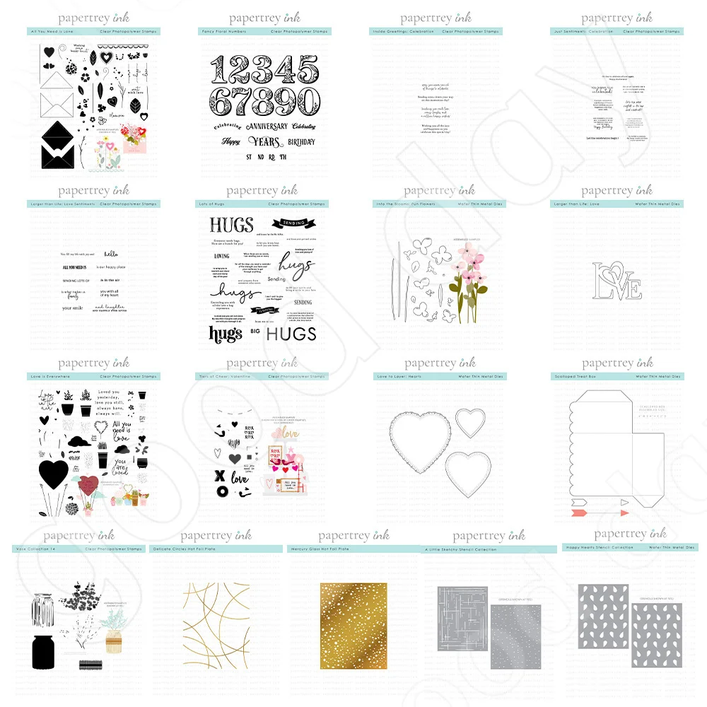 

New Envelope Love Cutting Dies Stamps Hot Foil Stencil Scrapbook Diary Decoration Embossing Template Diy Greeting Card Handmade