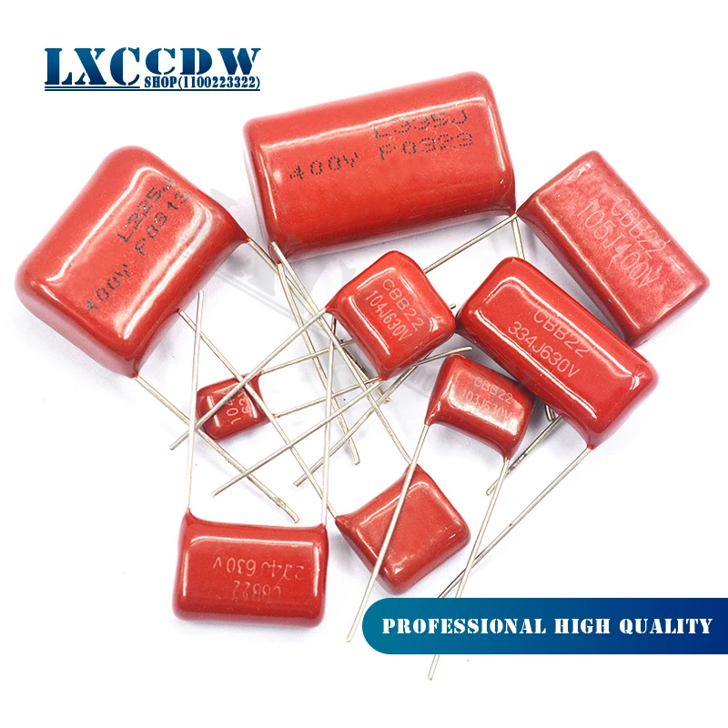 

10 шт. 400V334J 0,33 UF шаг 10 мм 400V 330NF 334 CBB полипропиленовый пленочный конденсатор