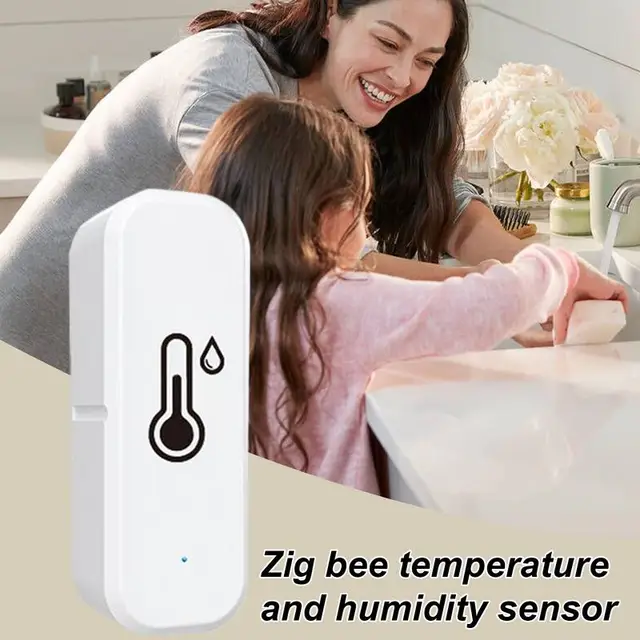 Smart WIFI Temperature Humidity Sensor APP Remote Monitor For Smart Home SmartLife Wireless Remote Monitor Works 2