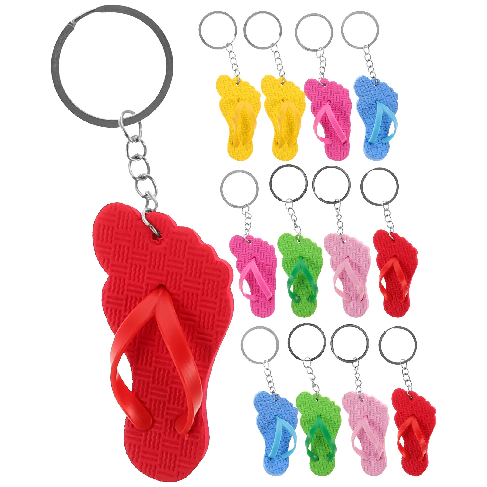 

20 Pcs Keychain for Keys Backpack Pendant Lovely Keychains Small Gift Cartoon Slipper Hanging Pendants Banquet