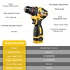 BABEQ 16.8V Brushless Electric Drill 80NM 2 IN 1 Cordless Drill 10MM Chuck Mini Electric Screwdriver Tools Lithium Ion Battery 2