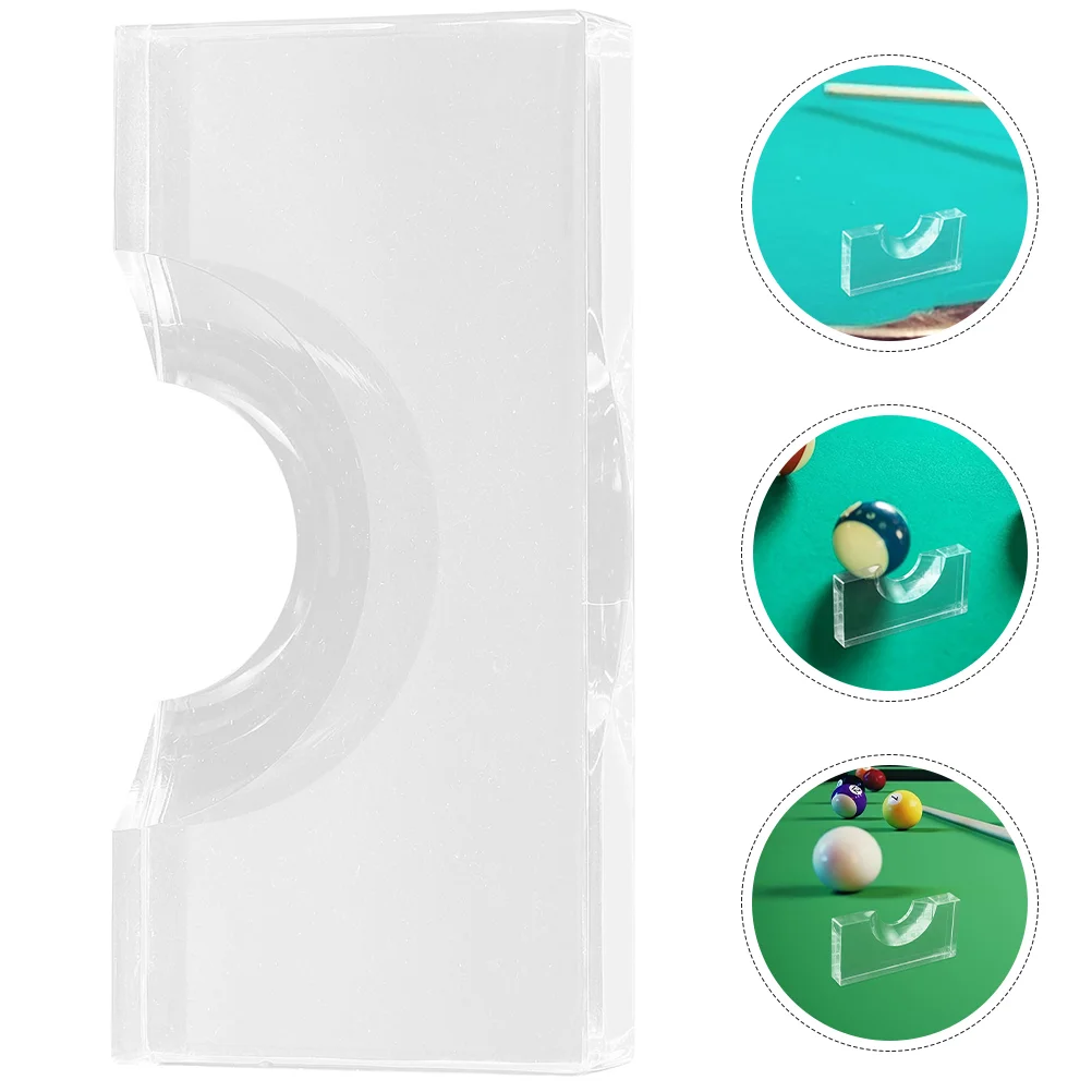 

Snooker Locator Billiard Marker Mini Supply Tabletop Ball Position Accessory Acrylic Practical Holder