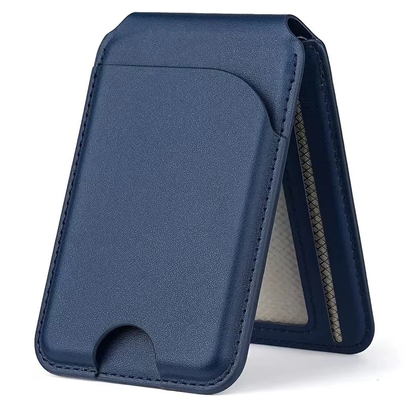 Slim Magnetic Leather Wallet & Stand – 7 Color Options