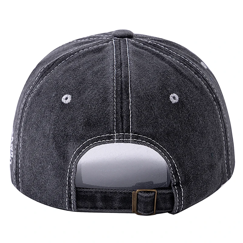 New Unisex Washed Cotton Vintage Baseball Cap High-Quality CANADA Flag Embroidery Pattern Outdoor Sports Hat For Men And Women