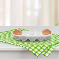 Easter Egg Tray Pantry Lid Collector Auto Deviled Serving Platter Carriers Devilled Eggs Holder Trays for Party Ceramic Dish 2
