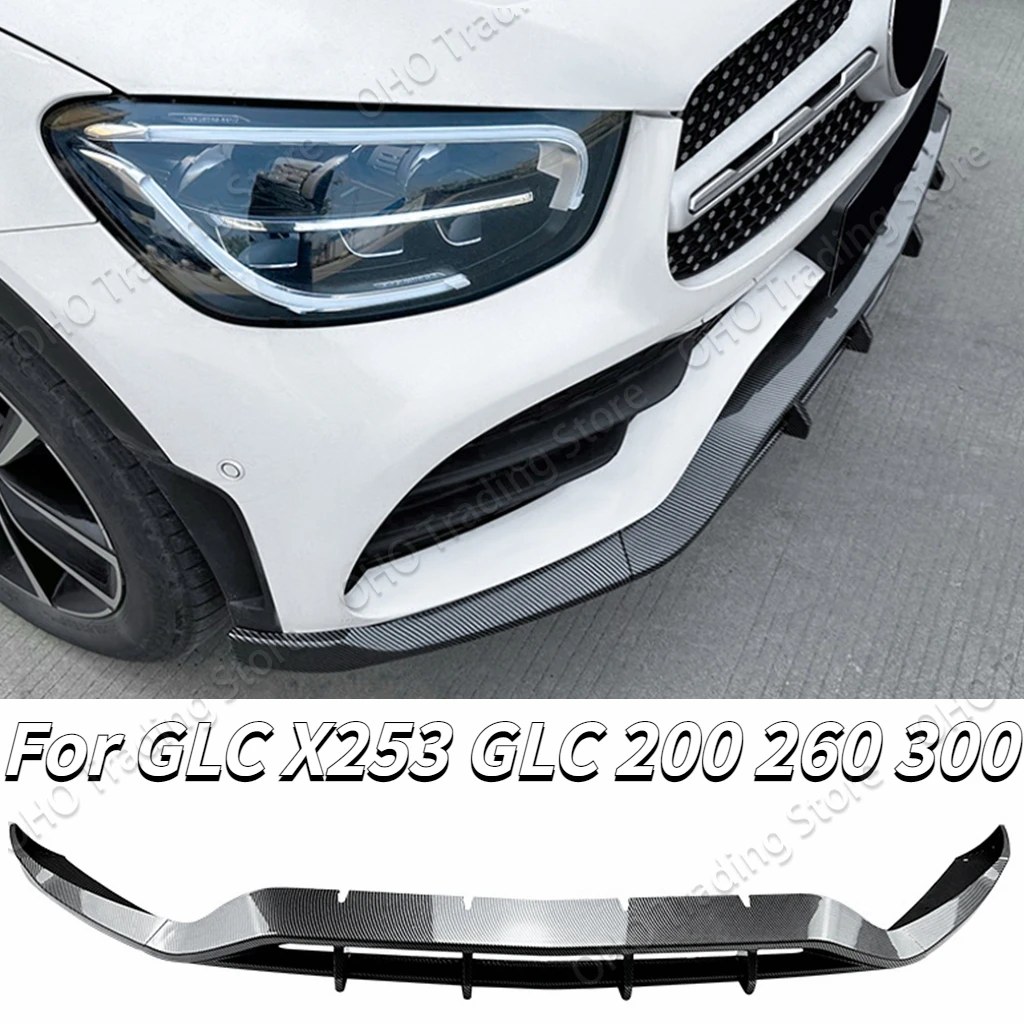 

Front Bumper Lip Splitter Spoiler Tuning For Mercedes Benz GLC Class X253 GLC200 GLC260 GLC300 AMG 2020 2021 2022 Body Kits