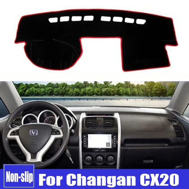 

Автомобильная панель для защиты приборной панели от светильник Pad, приборная платформа, Настольная Крышка, коврики для Changan Cx20, автомобильные аксессуары, автостайлинг