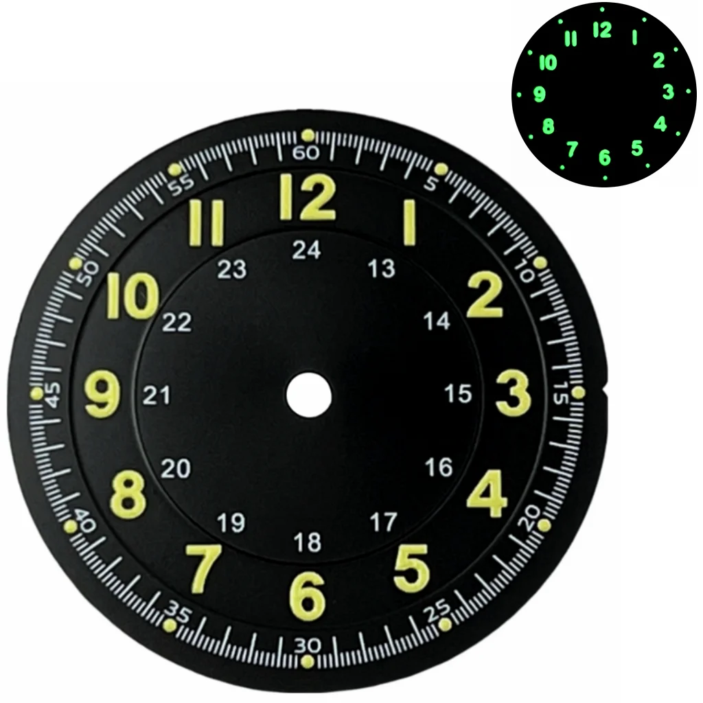 29 mm Zifferblatt, leuchtend, passend für Nh35 NH36 ETA2836 Mingzhu DG2813 3804 Miyota8205 8215 821A Uhrwerk, Uhrenzubehör – Detail 11