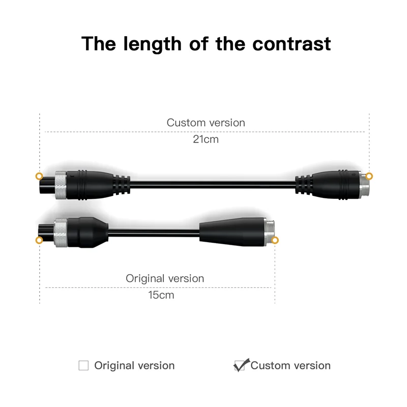 Original Lengthen Adapter Cable For Ninebot Gokart PRO Kart Kit Ninebot Lengthen Adapter Cable Replacement Spare Parts