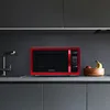 Farberware Countertop Microwave 1000 Watts, 1.1 cu ft. Microwave Oven With LED Lighting and Child Lock - Easy Clean Metallic Red 6