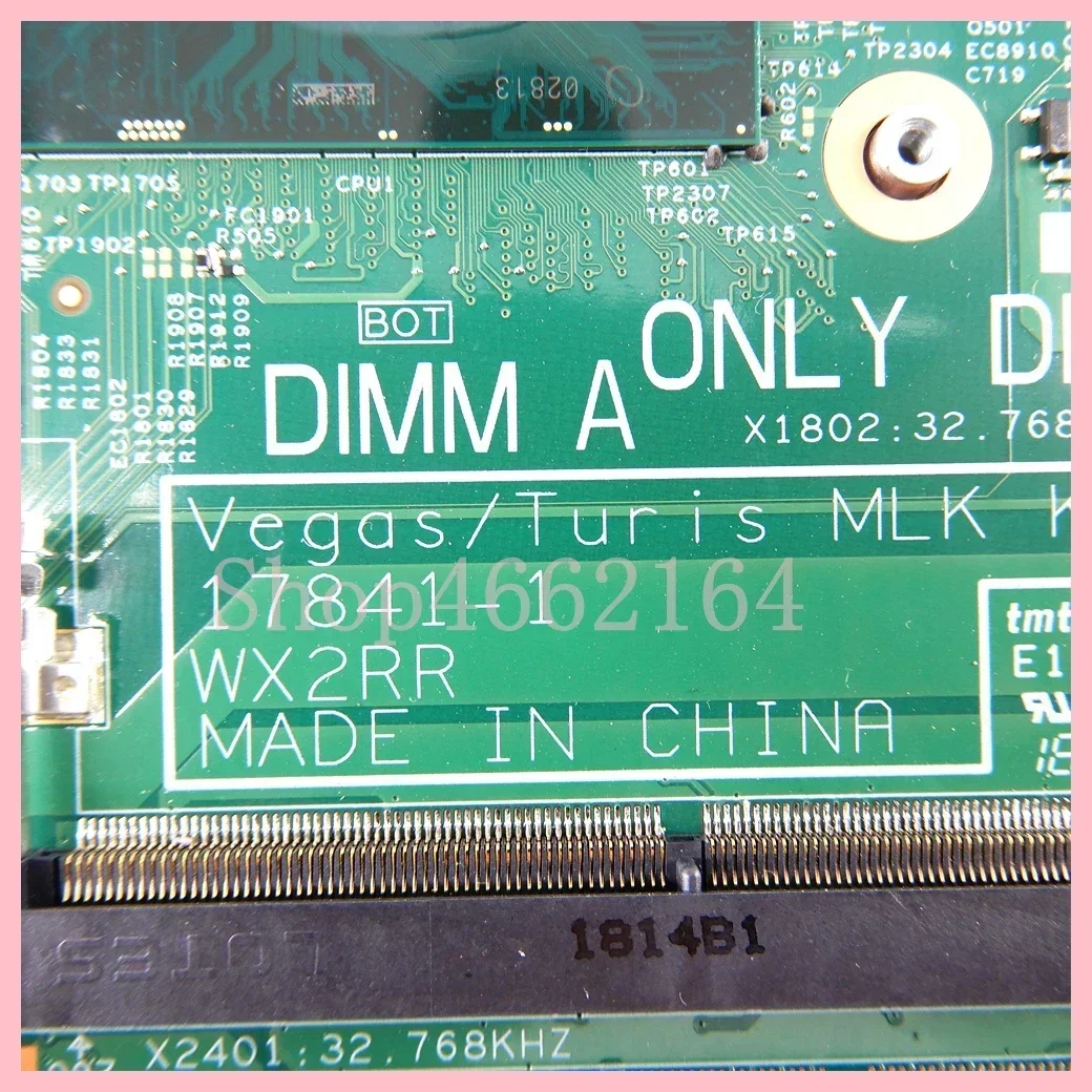 17841-1 With i3-8130U CPU Laptop Motherboard For Dell Inspiron - Main Image