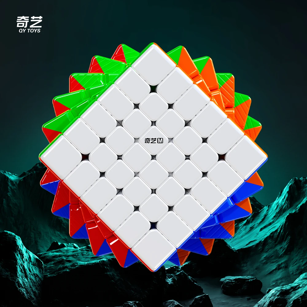 [주디큐브] 치이 M 프로 6x6 코어 마그네틱 UV 매직큐브 스티커리스 전문가용 피젯 토이즈 치이 6x6x6 M 프로