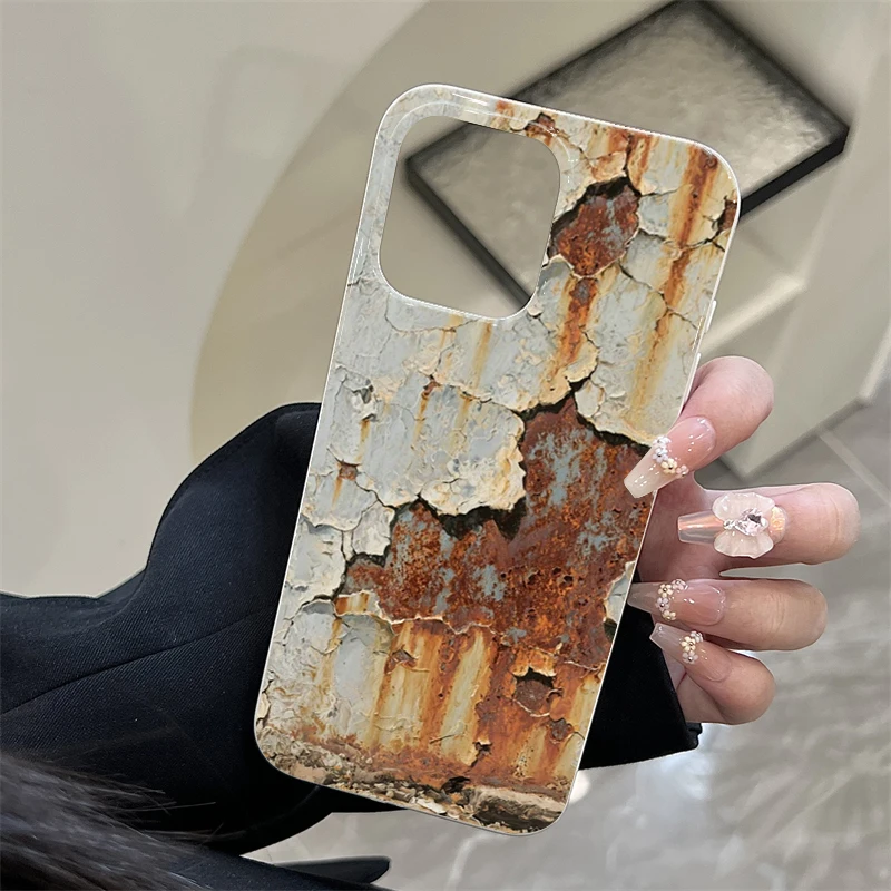 Vintage Industrial Shockproof Rusty Phone Case with Advanced Protection