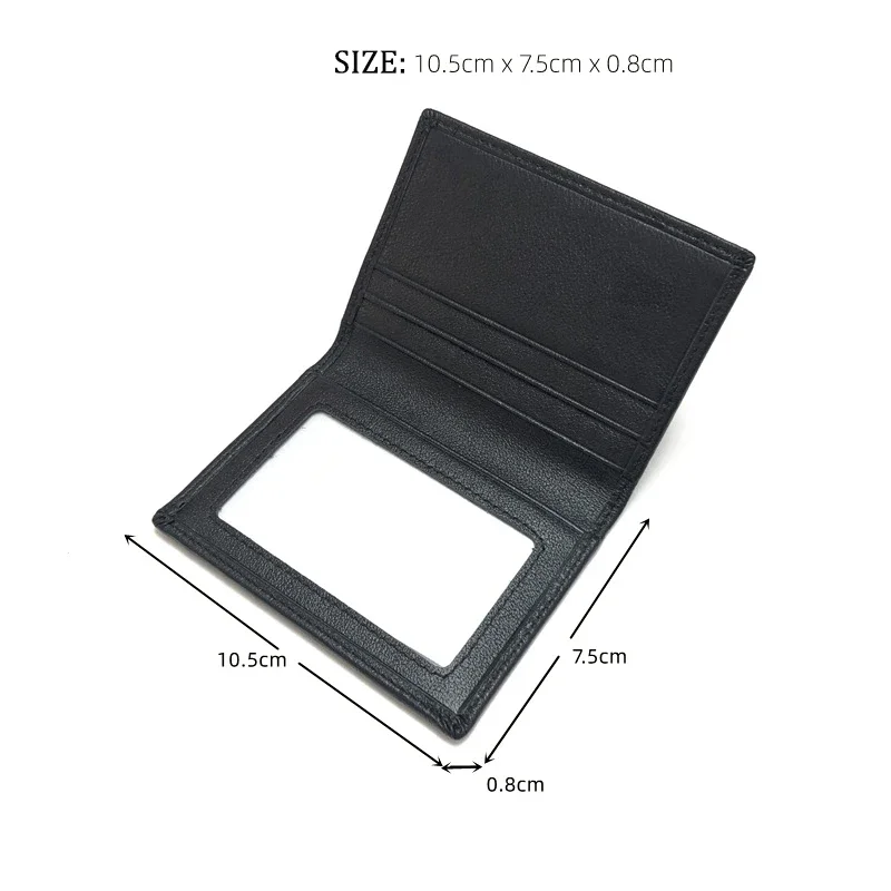 Real Leather Minimalist Wallet Small Thin ID Credit Card Holder Male Slim Simplicity VIP Cards Cases Women and Mens Accessories