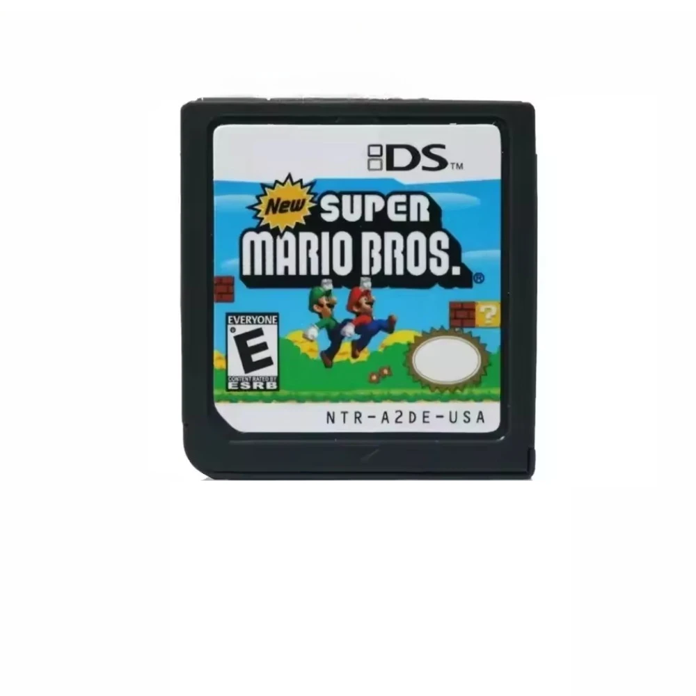 USA Super Mario Series Video Game Card USA English DS Game Cartridge Console Compatible Game Card Collectible with Box Kids Gift