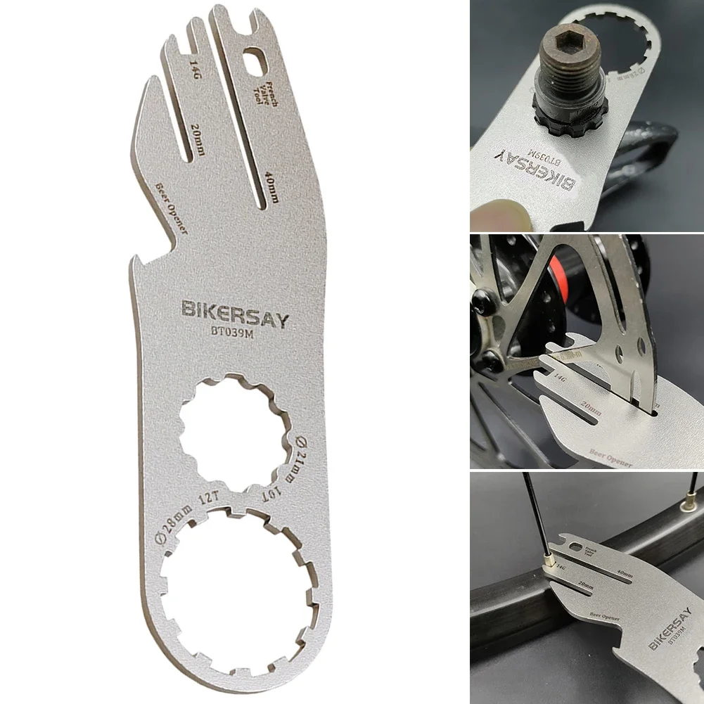 

MTB Bicycle Disc Brake Rotor Alignment Truing Tools Mountain Bike Disc Flattening Correction Pedals Wrench Stainless Steel Tool