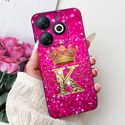 Luxury Letters Shockproof Soft TPU Phone Case Cover for Infinix Smart 8 HD (8K)