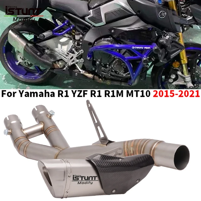 YZF-R1/R1M Racing mid pipe マフラー