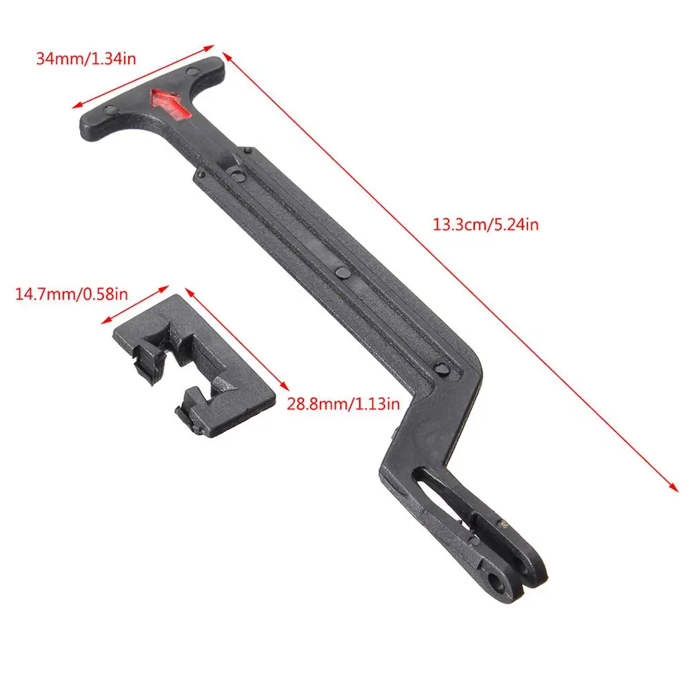 1pc Black Bonnet Hood Release Rod Lock Latch Handle 3B0823593 For VW Passat B5 1998 1999 2000 2001 2002 2003 2004 hood release latch repair kit,hood release lever grip