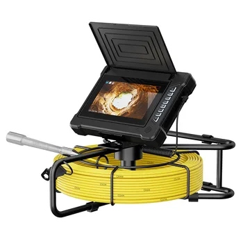 Diameter Sewer Pipe Inspection Camera For Pipe 7inch DVR Recording 23MM 12V 2650mAh Lithium Battery 16GB Card 1