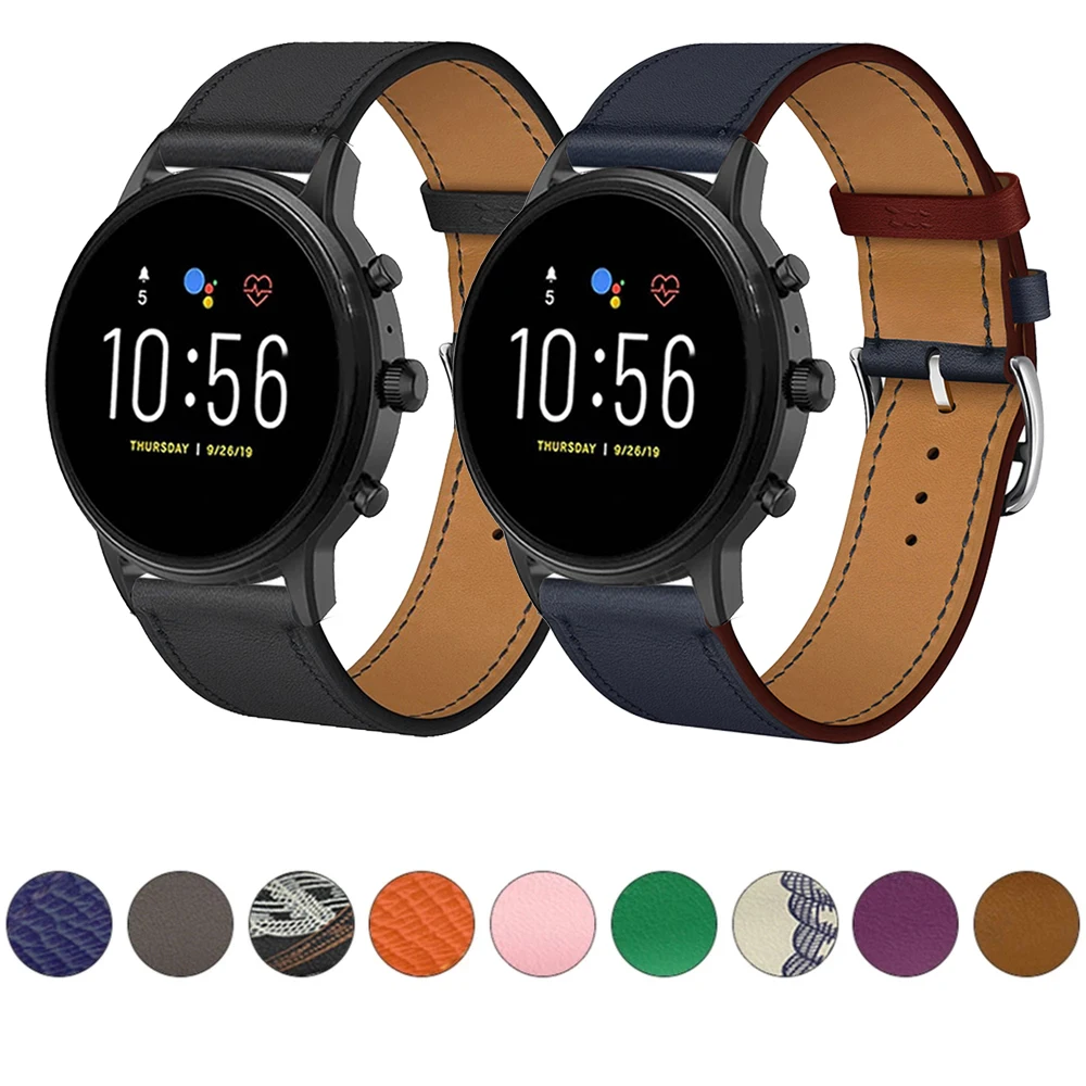 Fossil Watch Straps Fossil Watch Straps Fossil Gen 5 Watch Leather Strap Leather Aliexpress