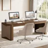 79-Inch Extra Long Desk, Two Person Desk Double Desk for Home Office, Wooden Long Computer Desk, Writing Table Study Desk for O 4
