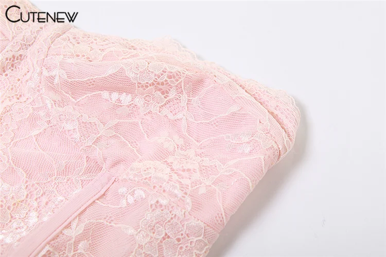 Women's Elegant Sexy Lace See Through Two Piece Set Solid Patchwork Off-shoulder Ruched Top+ Slim Skirts Lady Dress Suit