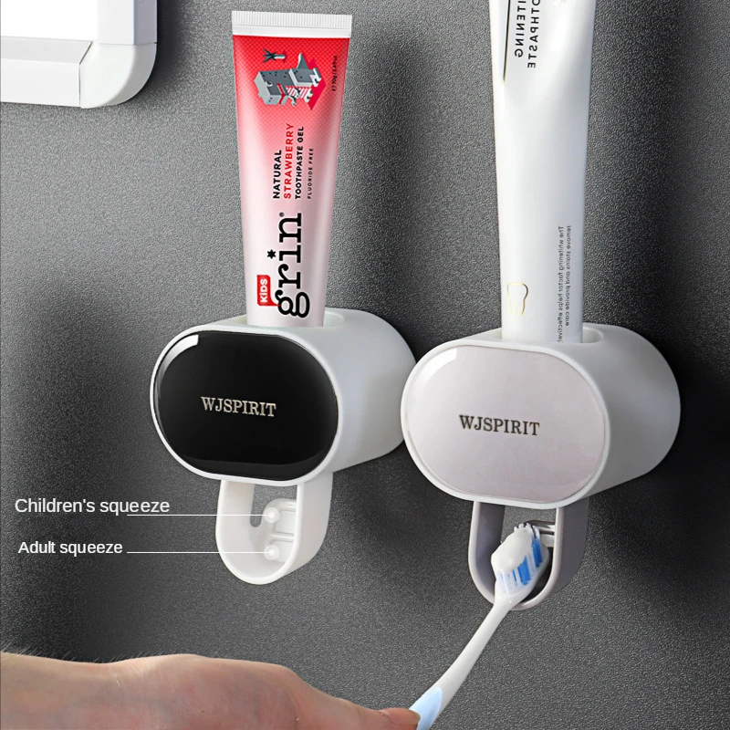 

Fully automatic toothpaste squeezer wall-mounted perforation-free toothpaste holder family bathroom toothpaste squeezer