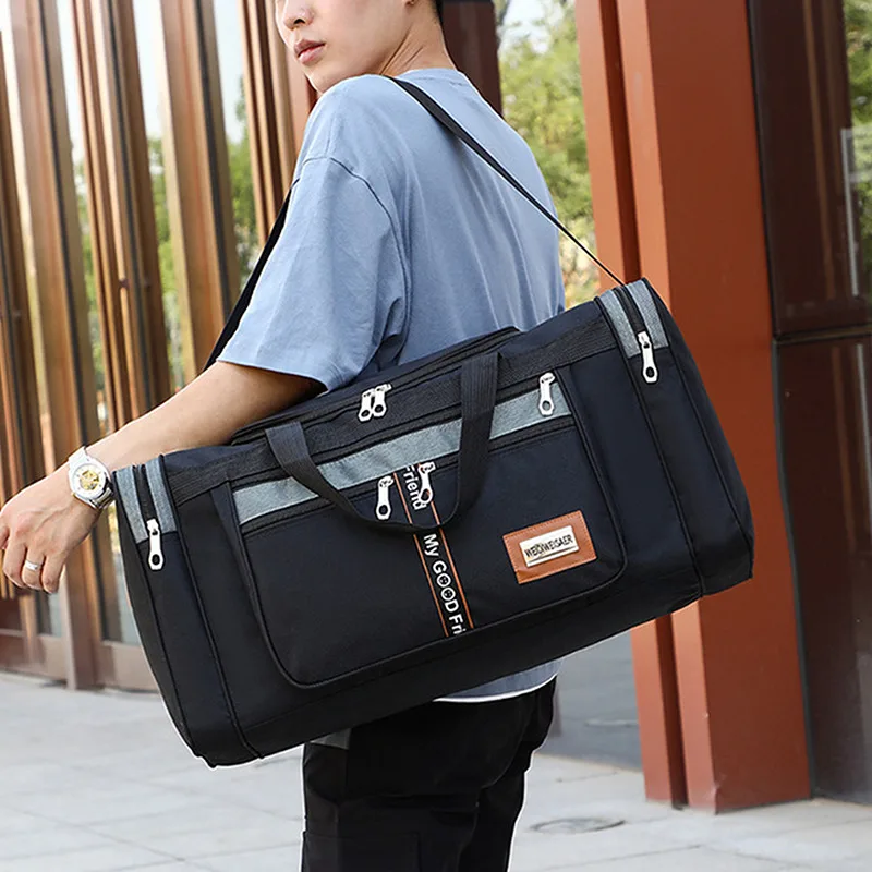 Oxford Waterproof Men Large Capacity Travel Bag Milti-Functional Tote Bag Dropshipping Casual Big Travel Organizer