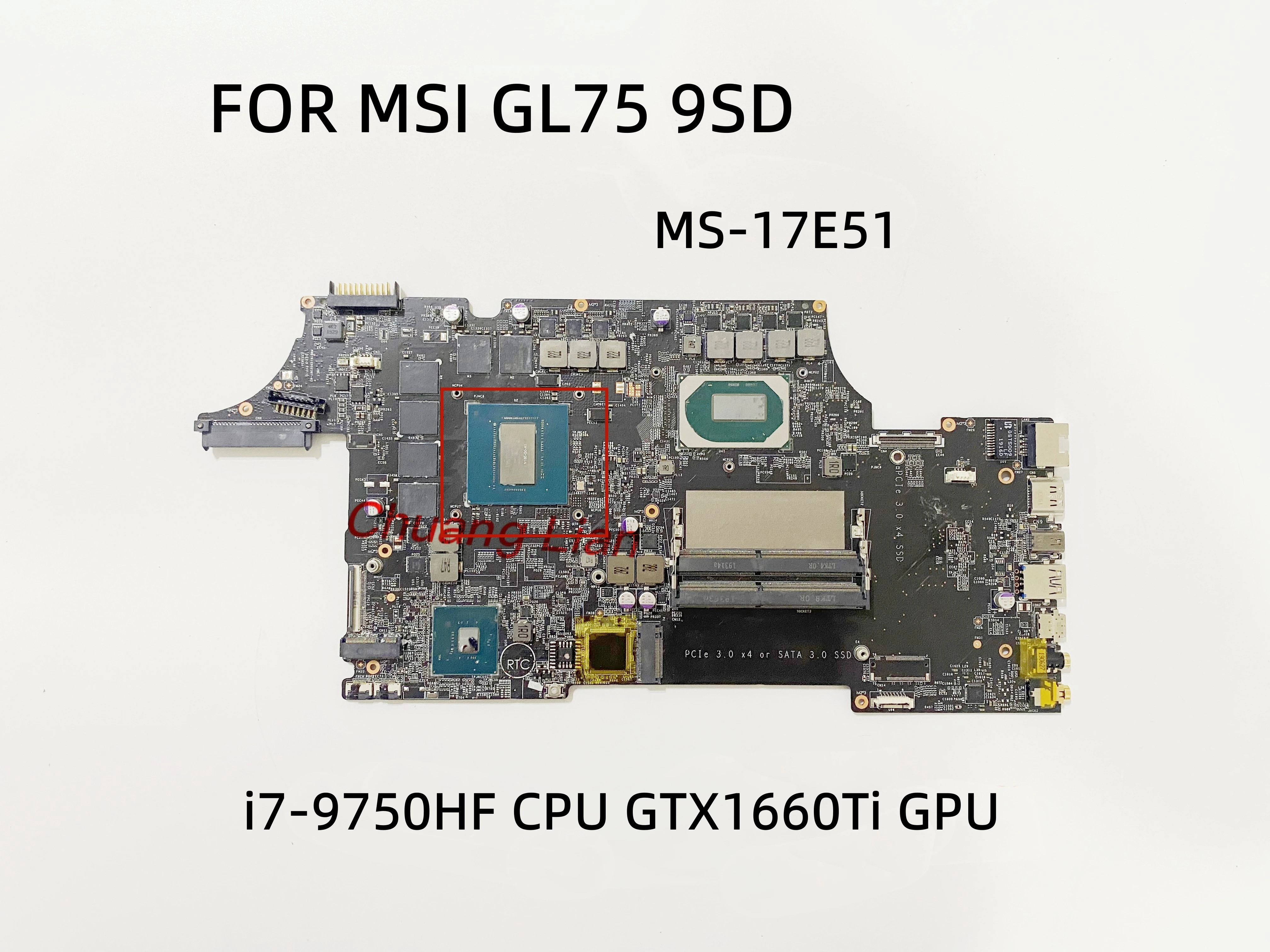 FORMS17E51FORMSIGL759SDLaptopMotherboardWithSRFCPi79750HF