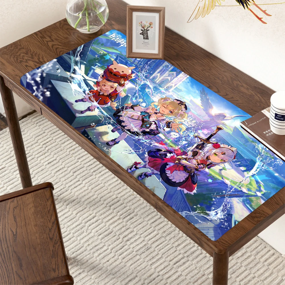 

Genshin Impact Barbara Mouse Pad Gaming Mausepad Anime Gamer Carpet Playmat Table Pad Pc Gaming Mousepad Xxl 900x400 Mat for LOL
