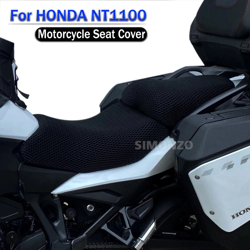 

For HONDA NT1100 2022-2023 3D Honeycomb Protection Pad NT1100 Seat Cover Motorcycle Fabric Saddle Protecting Cushion Seat Cover