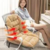 Soft and Warm Seat Cushion Integrated Large Backrest Back Cushion Office Classroom Chair Cushion Comfortable Winter Seat Sofa 3