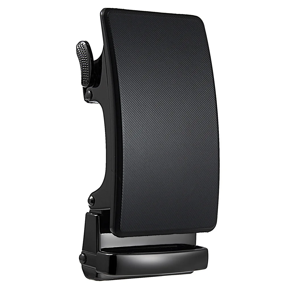 3.5CM Men's Belt Buckle Black Matte Automatic Buckle Belt Accessories Classic Hundred Alloy Luxury Designer