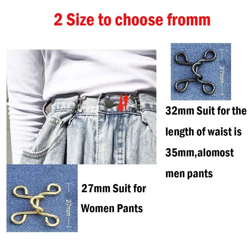 Button Waist Extender Waist Change Size Button Removable Nail-free Waist  Expansion Buckle Pant Waist Expansion Adjustment Buckls - AliExpress