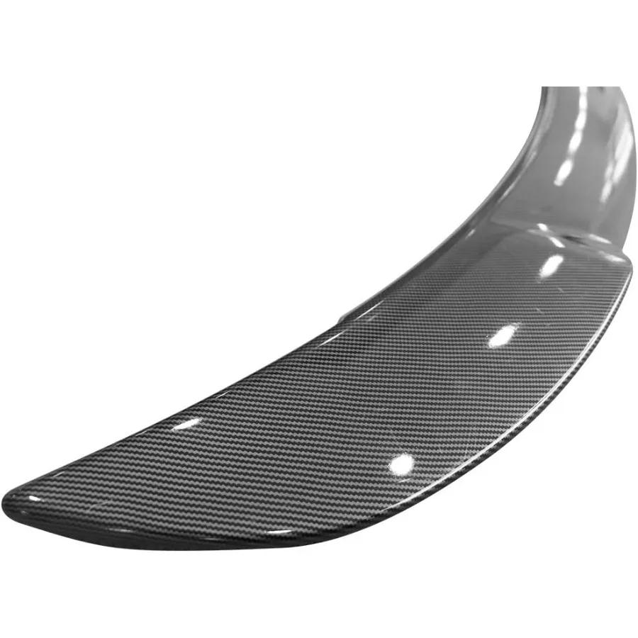 Trunk Spoiler Compatible with 20152023 Dodge Charger SRT Style Rear Spoiler Wing Deck Lid CFL Carbon Fiber Print ABS for Enhanc