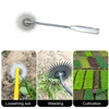 Gardening Hoe Weeding Tool Root Pulling Sunflower Weeding Handheld Rake Loosening Soil Puller Mangane Steel Weeding Removal Tool 2