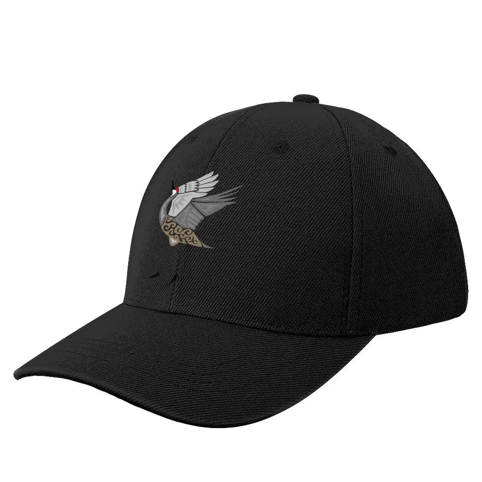 

Dancing Sandhill Crane Tribal Design - Colored Baseball Cap Sunscreen Bobble Hat Male Cap Women's